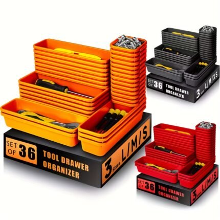 Organiseur de tiroir pour caisse à outils – 36 pièces