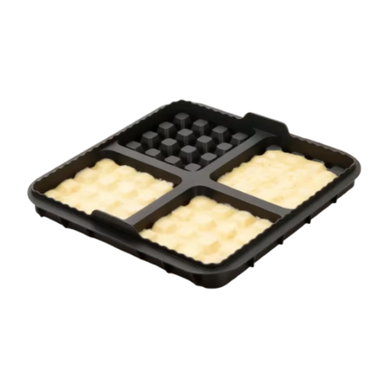 Moule à gaufres pour air fryer à 4 compartiments avec surface antiadhésive
