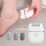 Râpe électrique pour les pieds avec 3 rouleaux et recharge USB - Image 2