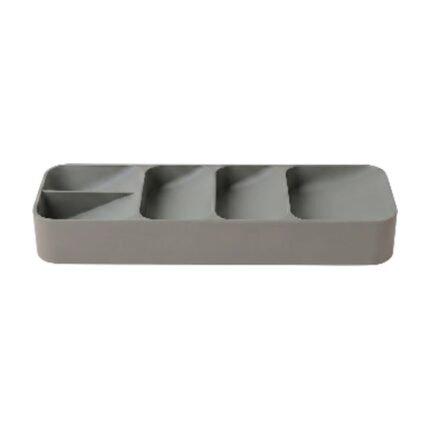 Range-couverts en bambou - insert de tiroir réglable pour trier et ranger dans les tiroirs de cuisine