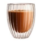 Verres à café double paroi pour boissons chaudes avec confort isolant et design transparent moderne