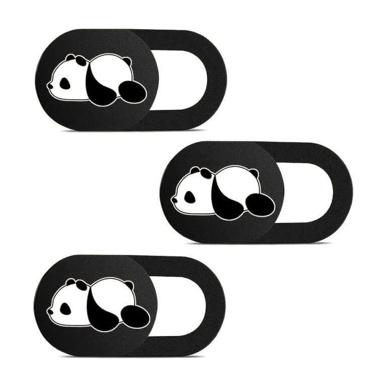 Cache webcam coulissant pour ordinateur portable, tablette et smartphone – 3 pièces