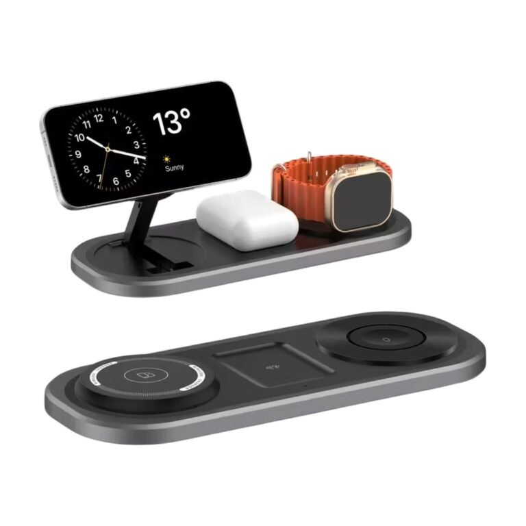 Chargeur sans fil 3 en 1 pour iPhone, Apple Watch et AirPods
