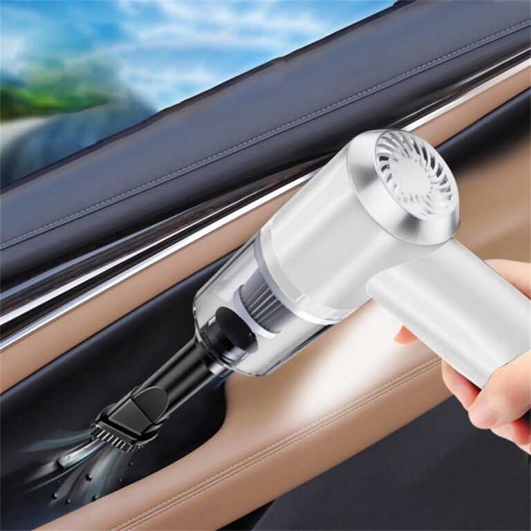 Aspirateur de voiture sans fil en situation