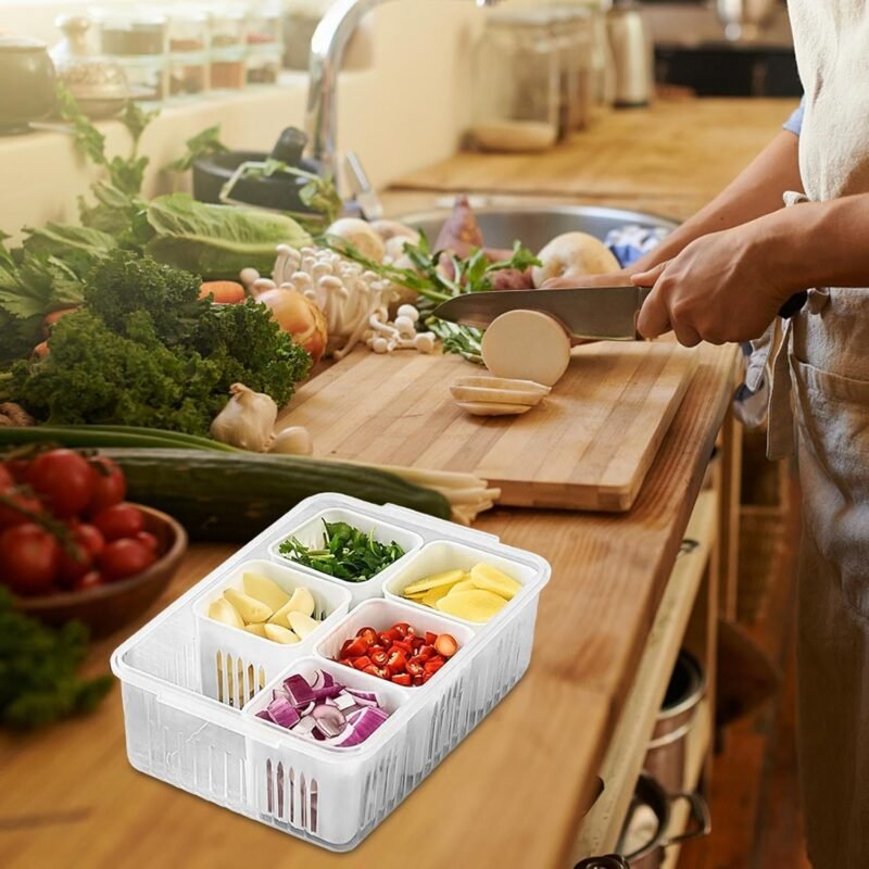 Boîte de conservation pour fruits et légumes en situation
