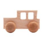 Voiture jouet en bois de hêtre – jeep