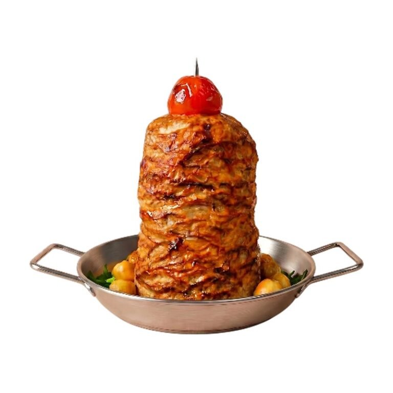 Broches de cuisson en acier inoxydable pour kebab et shawarma – Broches verticales avec plat
