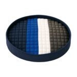 Tapis de fouille pour chien marron, bleu et rouge pour la stimulation mentale et une alimentation plus lente