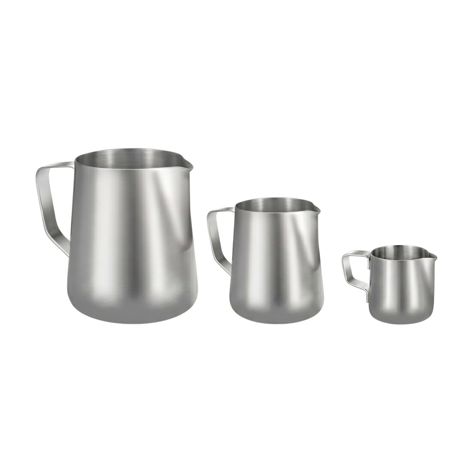 ef-33599-43975-fyld85 Pot à lait en acier inoxydable pour chauffer, faire mousser et verser le lait avec précision pour le café - Image 1