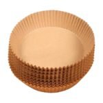 Papier cuisson pour friteuse à air - 100 feuilles rondes jetables pour une cuisson plus facile et moins de nettoyage