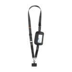 Cordon téléphone bandoulière réglable avec porte-cartes et dragonne