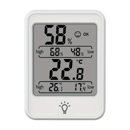 Thermomètre et hygromètre numérique rétroéclairé