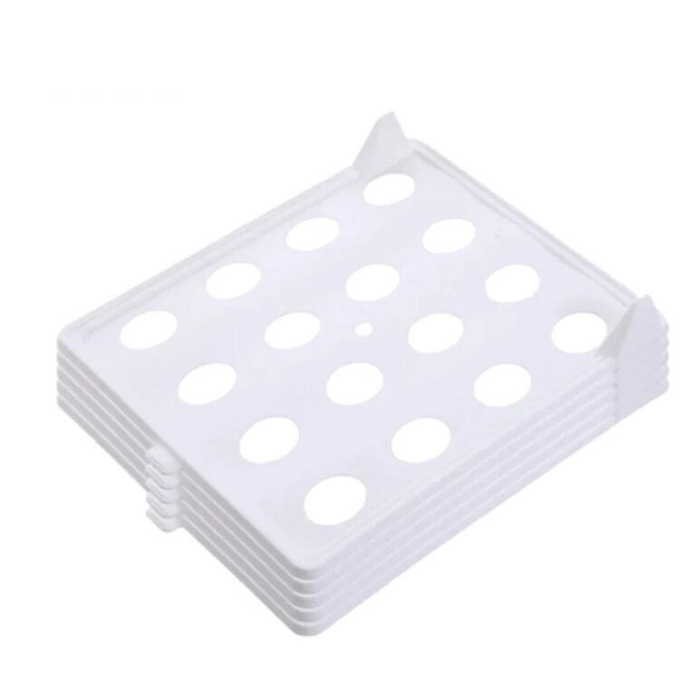 Organiseurs de vêtements empilables pour armoire et tiroirs – Blanc – 5 pièces